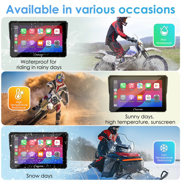 Carpuride W702 Pro Wyświetlacz motocyklowy - obrazek 6
