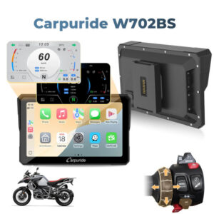 Carpuride W702BS Pro – CarPlay dla motocykli BMW z integracją kontrolera OEM